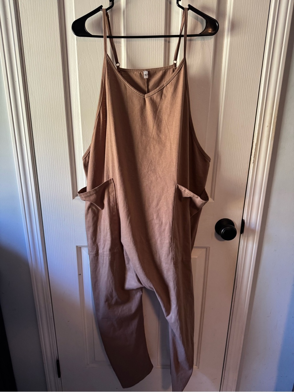 Relaxed Tan Women's Jumpsuit